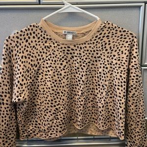 Forever 21 Cheetah print crop top
